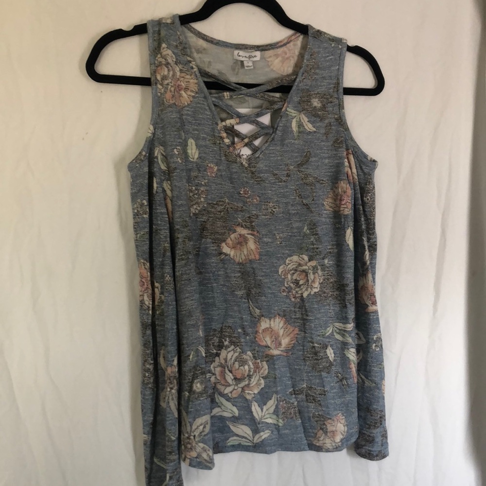 NWT Floral long sleeve blouse